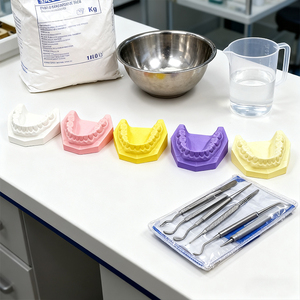 วัสดุสิ้นเปลืองทางทันตกรรมผงยิปซั่มปูนฉาบหิน4ชนิดวัสดุสิ้นเปลืองทางทันตกรรมสำหรับครอบฟันอย่างต่อเนื่อง - Product Image 3