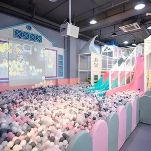 Équipement de terrain de jeu intérieur tout-en-un, jeux interactifs avec mur à balles, projection numérique, pour enfants de 3 à 12 ans, en métal - Product Image 1