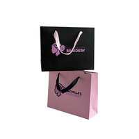 Ensemble d'emballage de luxe pour cheveux avec sac cadeau, cartes à cheveux, bandeaux et bonnets en satin, personnalisable avec logo