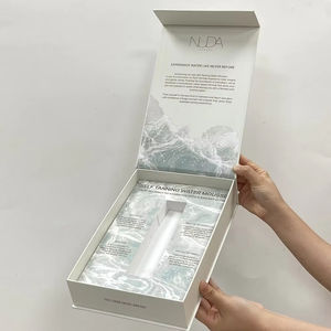 โหลแก้วใส่เทียนระดับไฮเอนด์กล่องใส่กระดาษกล่องแม่เหล็กแบบมีฝาปิดแข็งกล่องของขวัญหรูหราออกแบบโลโก้ได้ตามต้องการ - Product Image 6