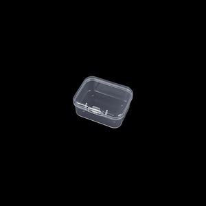 Rectangular Transparent Storage Box 4.1X3.1X1.5Cm Pp Plastic With Lid For <b>Jewelry</b> <b>Packaging</b> Display - Product Image 3