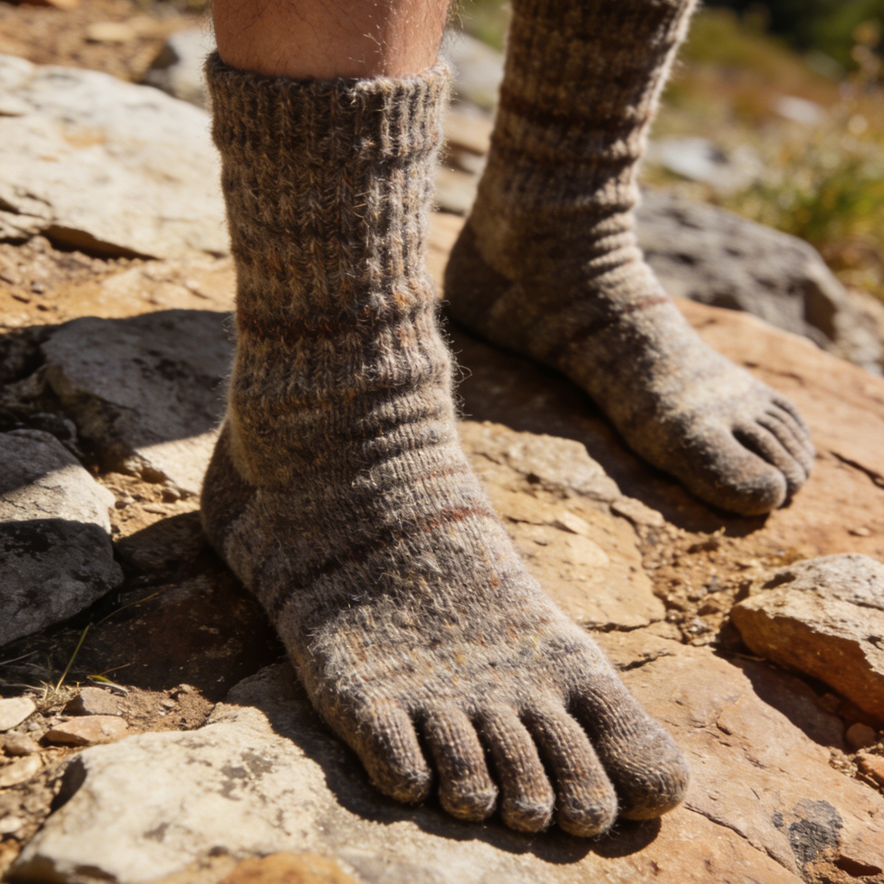 Five Toe Thick Outdoor Wear Socks Wool Yarn Made Accept Different Percent of Wool Yarn Warm Wool Socks