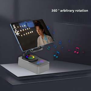 ขาตั้งโทรศัพท์แบบหมุนได้ 360 องศา 3-in-1 มัลติฟังก์ชั่น สำหรับลำโพง แท่นวางโทรศัพท์แบบยืดหดได้ ใช้งานร่วมกับ iPad ได้ พกพาสะดวก ใช้พลังงานได้ - Product Image 4