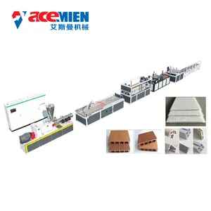 Interior Decorative Sound Proof WPC Wood Wall Panel production line good Quality PVC profile extrusion machine