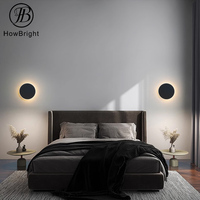Veilleuse LED ronde moderne avec interrupteur tactile Eclipse solaire d'intérieur de haute qualité pour application dans la chambre à coucher