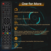 Télécommande universelle compatible avec 8 appareils, télécommande TV universelle pour toutes les marques de téléviseurs, avec CE/ROHS, configuration facile