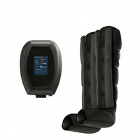 Bottes de massage LegSqueeze à compression d'air, masseur électrique avec écran LCD, pression réglable, logo personnalisé, approvisionnement par lots pour la maison et la salle de sport