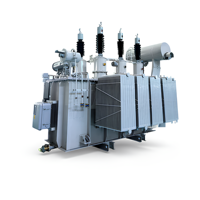 Transformateur électrique immergé dans l'huile NLTC personnalisable, triphasé, à trois enroulements, toroïdal, 2 bobines, 50/60 Hz, 16000 KVA, 6300 KVA