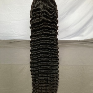 Pelucas frontales de encaje HD con nudos pequeños, encaje ultrafino que casi no se ve sobre la piel, pelucas frontales de encaje con ondas profundas - Product Image 4