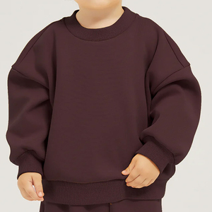 <span class=keywords><strong>Sweat</strong></span> à capuche en molleton de coton pour enfant, col rond, manches longues, <span class=keywords><strong>sweat</strong></span>-shirt pour garçon, <span class=keywords><strong>sweat</strong></span>-shirt pour enfant, taille surdimensionnée - Product Image 2