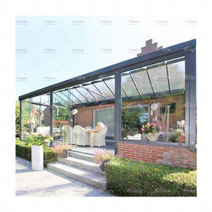 Serre en verre écologique en aluminium allié avec revêtement en poudre, style victorien, pour hôtel et jardin de villa - Product Image 4