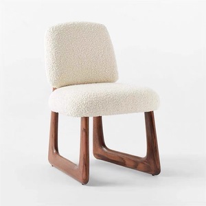 Nuova Sedia da Pranzo Pula in Bouclé dal Design Classico Modernista, Produzione di Massa OEM - Product Image 5