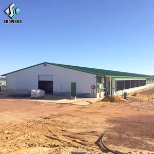 Prefab Chicken House Prefab Steel Structure Poultry Farm Shed Chicken Farm House Building