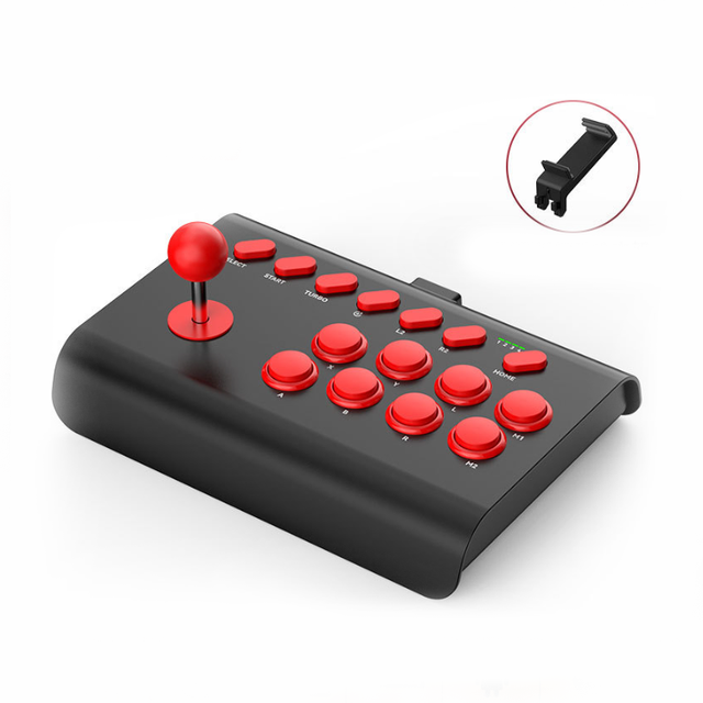 Professional Arcade Fight Stick for PS4/Switch 2/iOS/Android Multi-Platform Wired Arcade Joystick Controller for Fighting Game