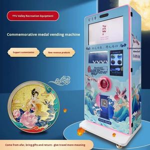 Kiosque interactif NINIX à écran tactile intelligent, avec gravure laser de jetons souvenirs, paiement sans espèces et distributeur de pièces de monnaie, conception personnalisée - Product Image 2