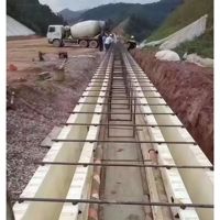 Coffrage modulaire en plastique ABS pour mur en béton, panneaux de coffrage écologiques, gabarit de construction à taille réglable