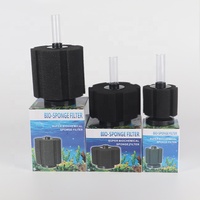 Filtre biologique submersible pour aquarium FS006 avec média filtrant en mousse BIO en plastique, forme ronde, différentes tailles pour aquarium d'intérieur