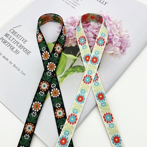 Cinta Jacquard geométrica tejida étnica personalizada - Product Image 3