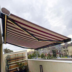 Fabrication de stores pare-soleil métalliques commerciaux, stores cassettés complets, stores manuels télécommandés, stores rétractables en aluminium, stores imperméables - Product Image 3