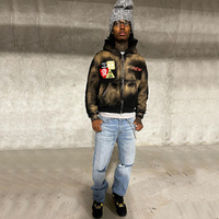 DiZNEW Sweat à capuche noir OEM Vente en gros de haute qualité Tie Dye Designer 420 Gsm Baggy Hoodie Hommes