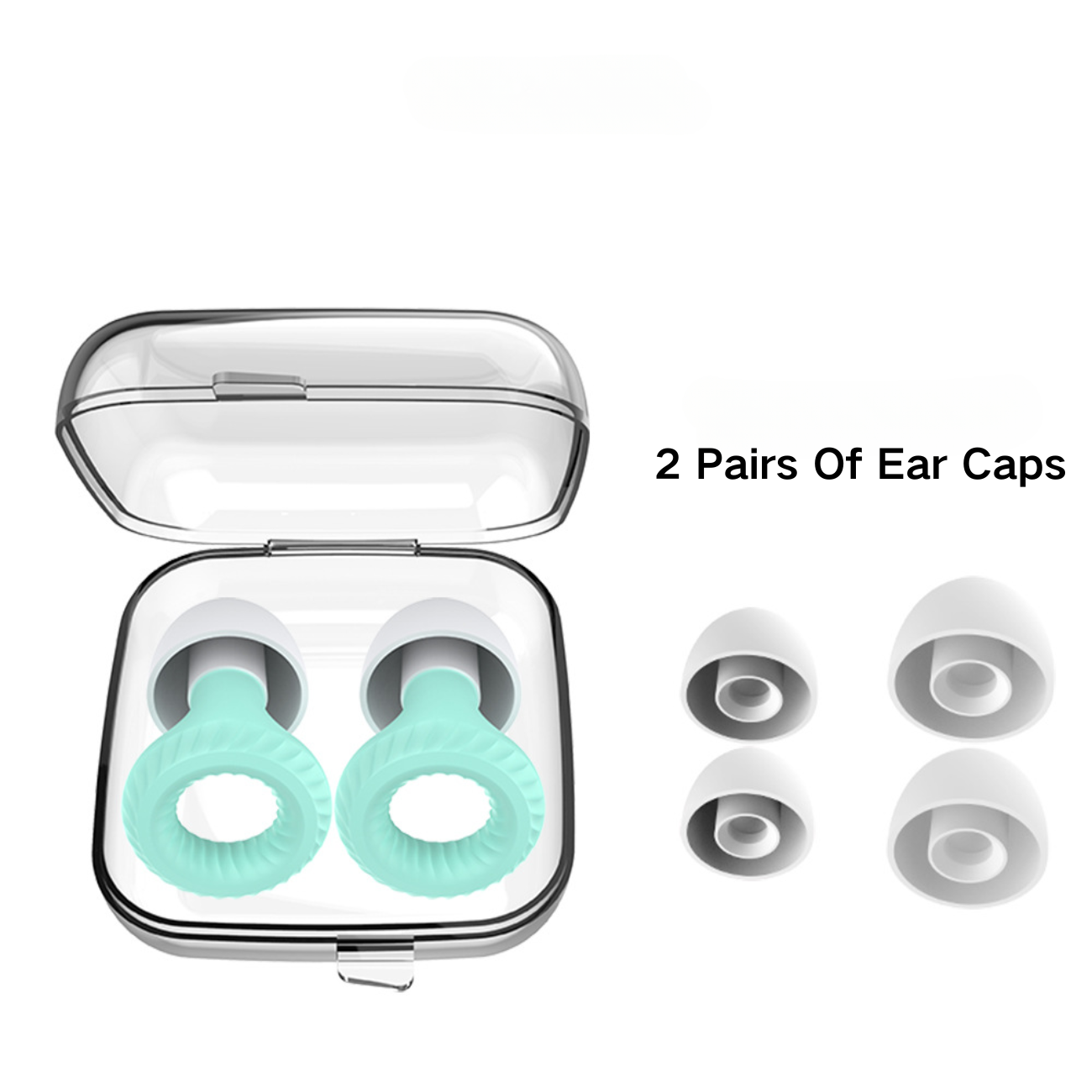 Whirlwind Green Color With 2 Pairs Of Ear Caps