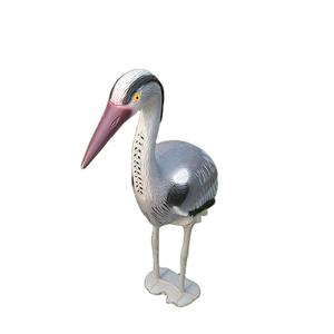 Jardín Gran pájaro asustar caza señuelos jardín ornamento Garza gris para Decoración - Product Image 2