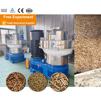 Poêle à bois granulés faisant la machine moulin à granulés de balle de riz