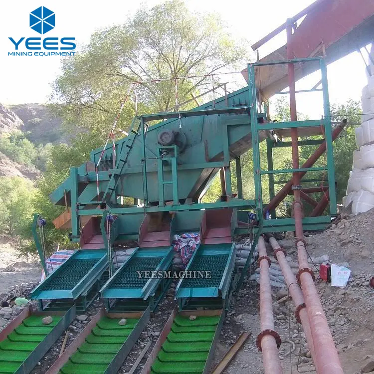 Widely Used Alluvial Washing Plant Placer Gold Panning Kit Low Price For Sale