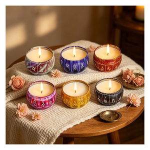 Vela de Ceremonia en Lata Premium, Recuerdo para Invitados, Aroma Natural de Soya, Exhibición de Boutique para Recepciones, Selección de Lujo - Product Image 5