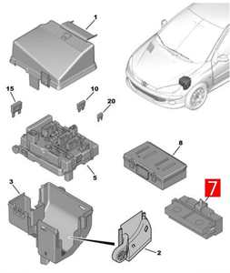 OE 6500z1 9674917380 hộp cầu chì lớn cho Peugeot 206cc 207cc 307cc 307sw 308cc 308cc 308sw 407 Citroen <span class=keywords><strong>C4</strong></span> <span class=keywords><strong>C4</strong></span> picassoi C5 C6 - Product Image 6