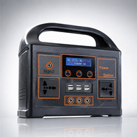 Station d'alimentation portable de bureau 300W avec batterie Li-Polymère, lumière LED, démarreur de secours, générateur solaire 167Wh pour usage extérieur et domestique