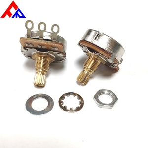 Manufacturer's Direct Sales CTS Same Potentiometer A500K A250K Electric Guitar Bass <b>Knob</b> Volume <b>Copper</b> Shaft Potentiometer - Product Image 6