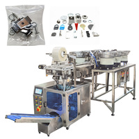 Machine de comptage et d'emballage multi-spécifiques avec bol vibrant pour la production de pochettes mixtes de joints toriques en caoutchouc, de garnitures et de petites vis pour meubles