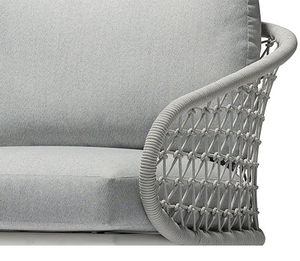 Alta Costura jardín al aire libre al Circular sofá cuerda jardín cómodo asiento dos sofás y sillones - Product Image 6