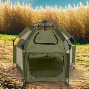 Rüzgar Vadisi Hızlı Kurulum Evcil Hayvan Evi Egzersiz Çadırı Katlanabilir Nefes Alabilen Oxford Kumaş Düğme Kapatmalı <span class=keywords><strong>2</strong></span> Köpek İçin Her Mevsim Yaşam Kullanımı - Product Image 4