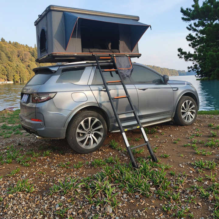 4x4 Offroad Aluminum Hard Shell Dachzelt 4-Person Canvas Roof Top Tent ...