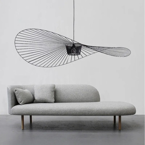 Luminaire suspendu Jian Kexing Vertigo YY-15 en métal noir, design artistique, salon, chambre à coucher, style nordique, lampe de plafond - Product Image 1