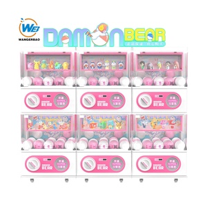 WANGERBAO Máquina expendedora automática de juguetes en cápsula Gacha Gachapon de metal, personalizable, de doble cubierta, para juegos de premios de interior y máquinas de garra de arcade - Product Image 1