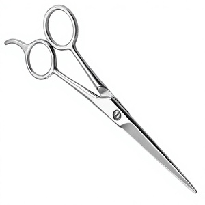 Tijeras de Peluquería Profesionales de Acero Inoxidable con Logotipo Personalizado, Ligeras, para Diestros, Mango Mediano, para Salones de Belleza y Barberías - Privado - Product Image 1