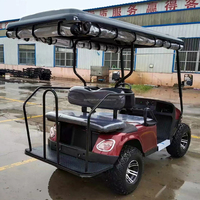 Voiturette de golf électrique 3 ou 4 places pour la chasse avec mode de suivi