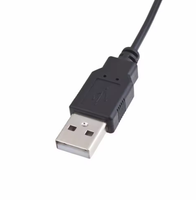 Cordon de câble de charge USB noir pour câble de chargeur d'alimentation NDSL pour Nintend DS Lite DSL