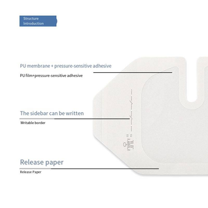 Perban Transparan Tahan Air <span class=keywords><strong>PU</strong></span> untuk Infus Kateter Medis Sekali Pakai Berkualitas Tinggi untuk Perawatan dan Fiksasi Luka - Product Image 6