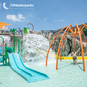 Mini aire de jeux aquatique en fibre de verre pour enfants, à la mode, toboggans aquatiques, jeux aquatiques, parcs aquatiques, WH-13 - Product Image 3