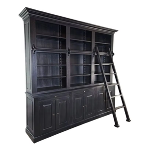 Puerta Escritorio Oficina Estante de esquina Estantería Niño Sólido Girar Estantería de madera moderna con cajón - Product Image 5