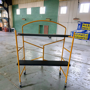 Ayarlanabilir H çerçeve mobil katlanabilir çelik tezgah tekerlekler ile kişisel el sanatları ve iskele için endüstriyel tasarım - Product Image 2