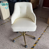 Chaise de massage et de soin esthétique rotative et réglable Lashista, rose, pour salon de beauté et spa, avec dossier incurvé pour cils et visage