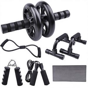 Set Combinado <span class=keywords><strong>de</strong></span> Rueda Abdominal y Push-Up, Entrenador <span class=keywords><strong>de</strong></span> Fitness Multifuncional <span class=keywords><strong>de</strong></span> Siete Piezas, Modelo M-16 - Product Image 1
