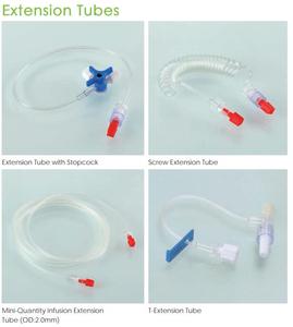 قفل luer طبي للاستعمال مرة واحدة 3 طرق صمام متعدد محبس الحنفية أنبوب تمديد بلاستيكي مستقر تدفق كبير جهاز ضغط عالي CE ISO - Product Image 2