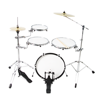 Batterie de percussions portable professionnelle 4 fûts 3 cymbales à prix abordable, idéale pour l'entraînement des débutants – Vente chaude directe usine Chine