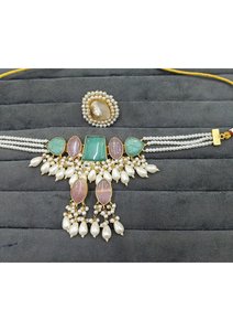 Elegante Conjunto de Collar de Cristal y Madreperla para Mujer, Joyería de Moda, Regalo de Lujo Hecho a Mano para Bodas y Fiestas - Product Image 4